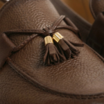 Premium Brown Leather Tassel Loafers - Image 2