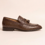 Brown Tassel Leather Loafers - Image 4
