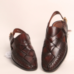 Handwoven Brown Leather Sandals
