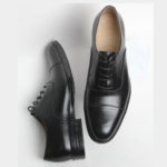 Black Leather Oxford Shoes