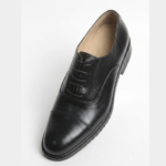 Black Leather Oxford Shoes - Image 2
