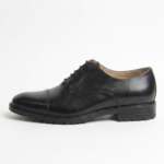 Black Leather Oxford Shoes - Image 3