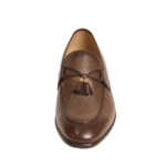 Premium Brown Leather Tassel Loafers - Image 3